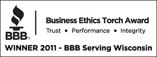 Batzner Pest Control wins Better Business Bureau Business Ethics Torch Award in 2011 - Serving New Berlin, Green Bay, Milwaukee, Madison, Racine and surrounding areas