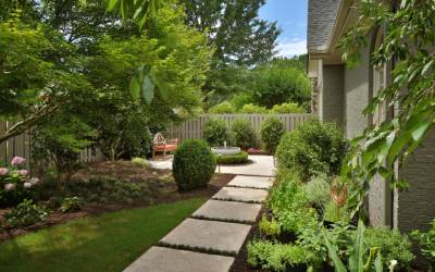 A backyard to be serviced in Wisconsin - Batzner Pest Control