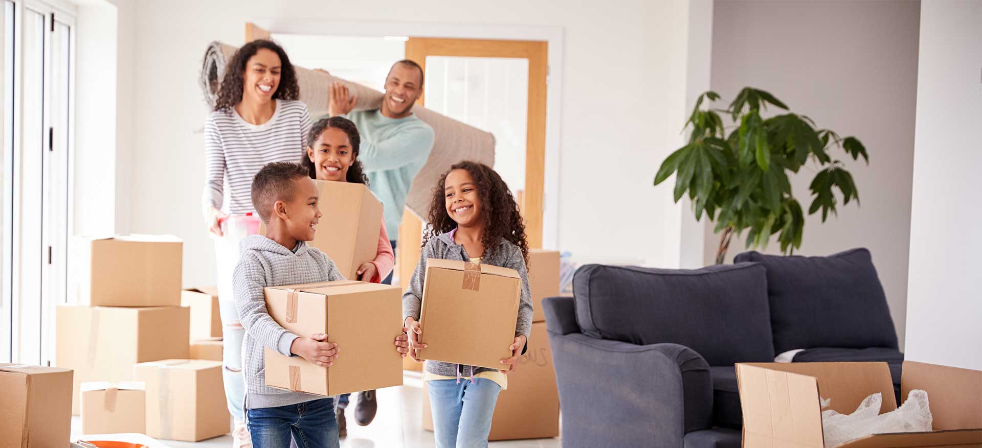 family moves into new pest-free home thanks to Batzner's move-in service special