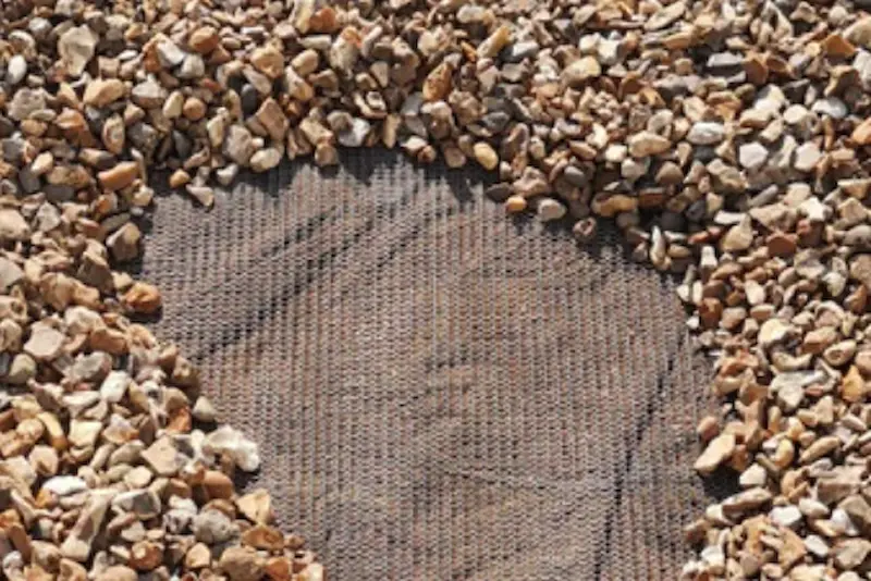 Flexi Armour's ground meshing equipment, used by Batzner Pest Control technicians to protect against pests.
